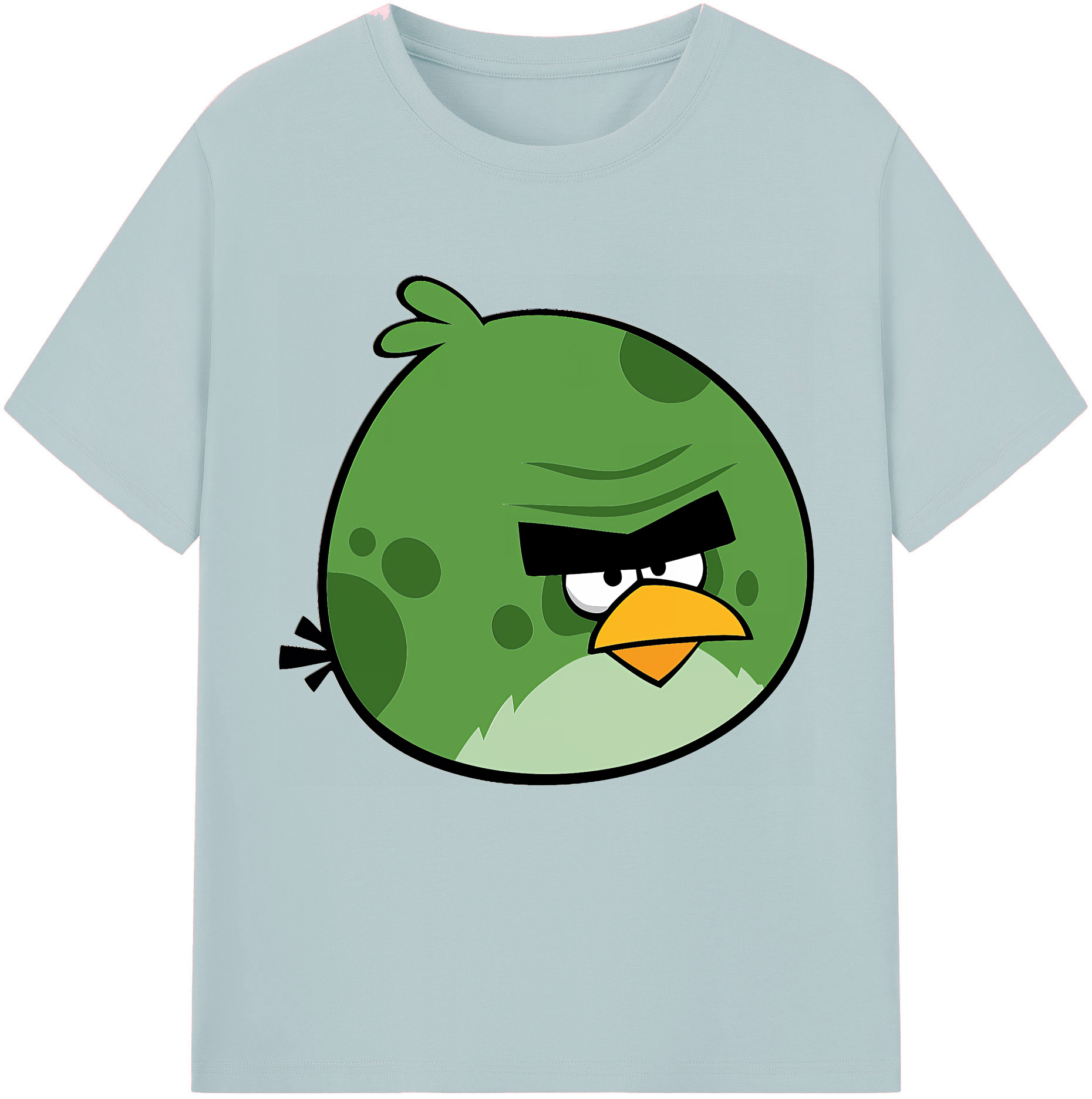（画像用） Angry Birds アングリーバード 綿100％半袖Tシャツ（フロントプリント）